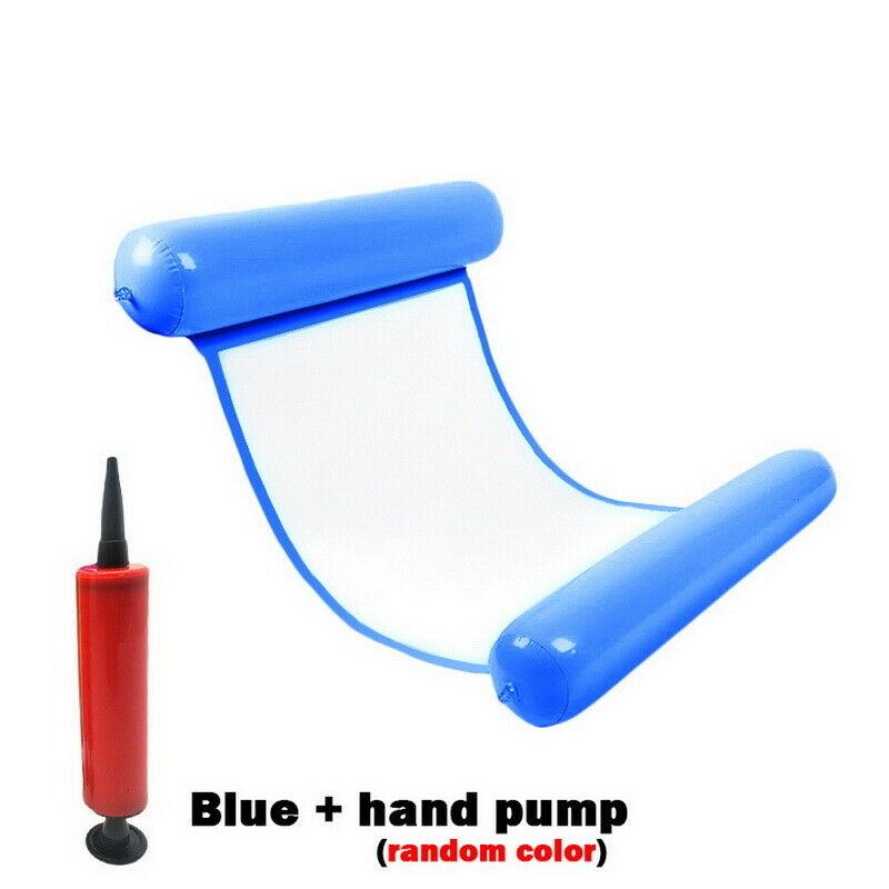 Inflatable Water Floating Hammock Float Pool Lounge Bed Swimming Chair Summer