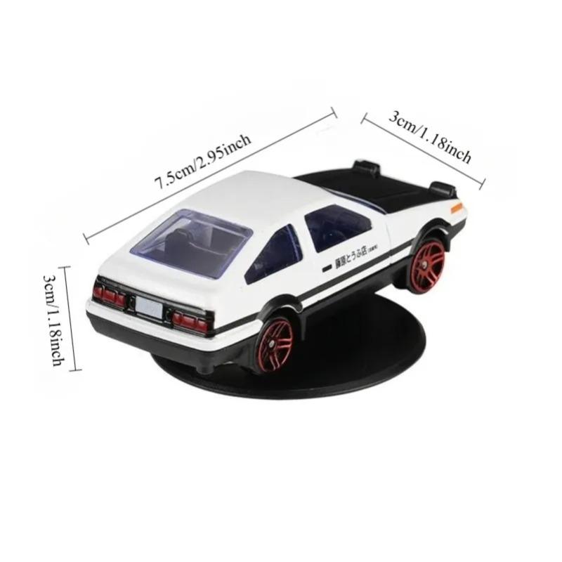 1/5Pcs Drift Car Ornament - Realistic Rotating Tail Swing Dynamic Ornament Rotate Car Model Physical in-car  Sports Car Model