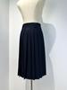 Affordable Age-Reducing Sweet Cool Academy Style Navy Blue Pleated Skirt - 1331 Early Autumn Edition