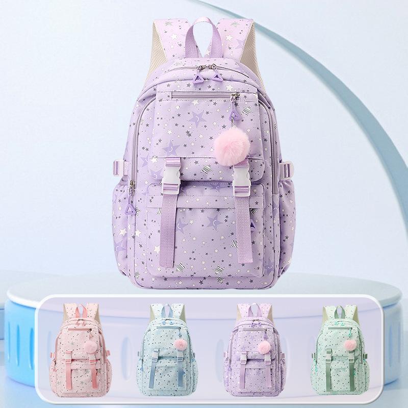 Zaino Scolastico Stampato Leggero ed Elegante per Studenti, Spaziosa Borsa a Tracolla Cartoon per Campus e Pendolarismo