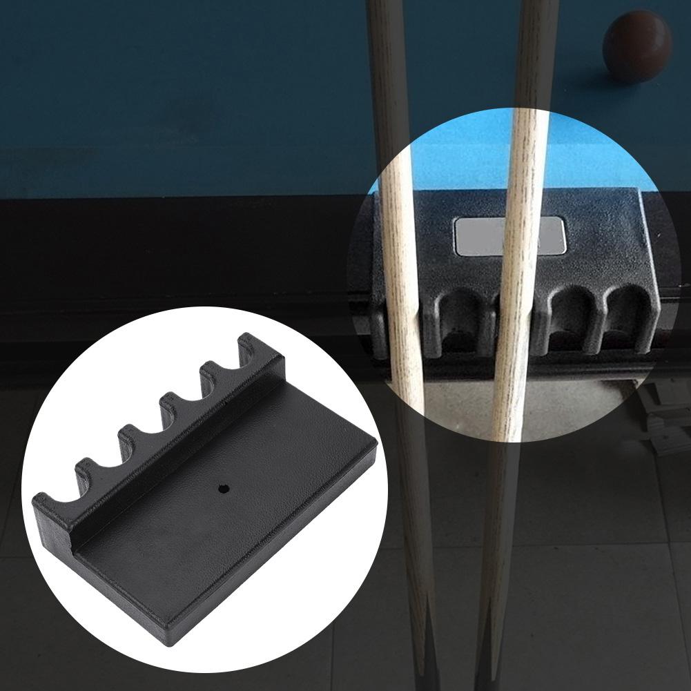 Pool Cue Billiards Snooker Stick Holder Rack Storage Fixed Accessories 5 Cue Holder Universal