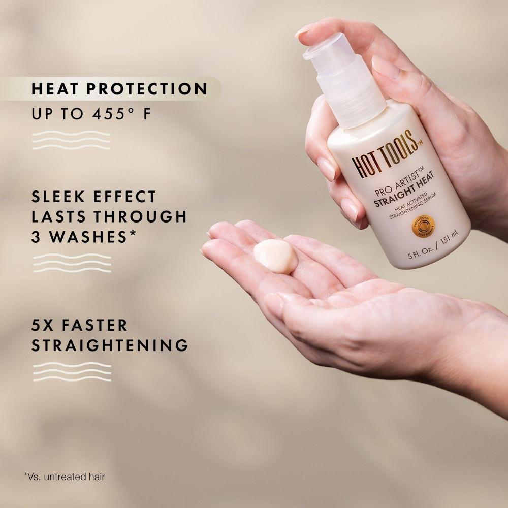 Hot Tools Pro Artist Straight Heat  Heat Activated Straightening Serum 5.0 Oz