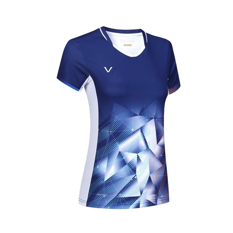 Unisex Badminton T-Shirt Kurzarm Sport T-Shirt Herren Damen Kinder Atmungsaktiv Training Wettkampfbekleidung