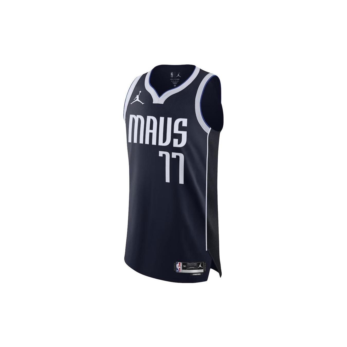 Air Jordan x NBA Dallas Mavericks Jersey Luka Doncic 77 Men s DQ0144-420 L