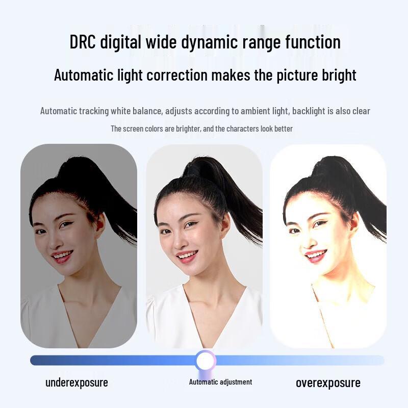 USB 1080P HD Webcam with Dual Mics