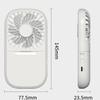 Portable Multifunctional Mini Fan: Three Speeds, Neck-Hanging, Foldable, Rechargeable, Desktop & Handheld Use