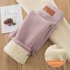 Girls' Winter Fleece-Lined Warm Cotton Leggings - Thick Lamb Fleece One-Piece for Babies and Kids