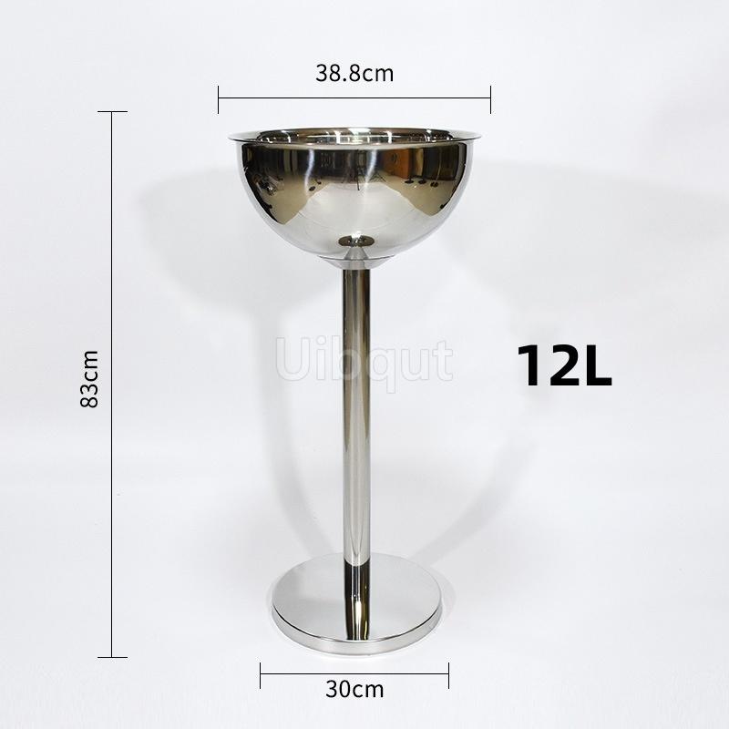 

Nordic Style Stainless Steel Wine Cooler Bucket Luxury Bar Accessories Red Wine Champagne Beer Ice Bucket Home High Aesthetic Va