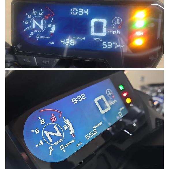 BAIONE Worldmotop Screen Protector Instrument Film Motorcycle Scratch Cluster Dashboard Protection Replacement for Honda CB500X CBR650R CB500F