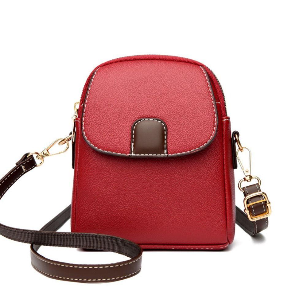 Mini Square Bags Bag Versatile Crossbody Shoulder Bag Casual Trendy Leather Bag Cellphone Bag for Women Girl