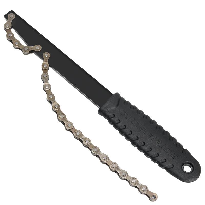 

RIDERACE Съемник кассеты велосипеда, съемник звездочки, инструмент для апгрейда велосипеда, ключ для снятия стопорного кольца ротора, цепь-хлыст, инструменты для ремонта чёрный