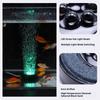Luce Bolle Acquario Alimentata da USB Lampada a Disco d'Aria LED RGB per Decorazione Paesaggio Acquario