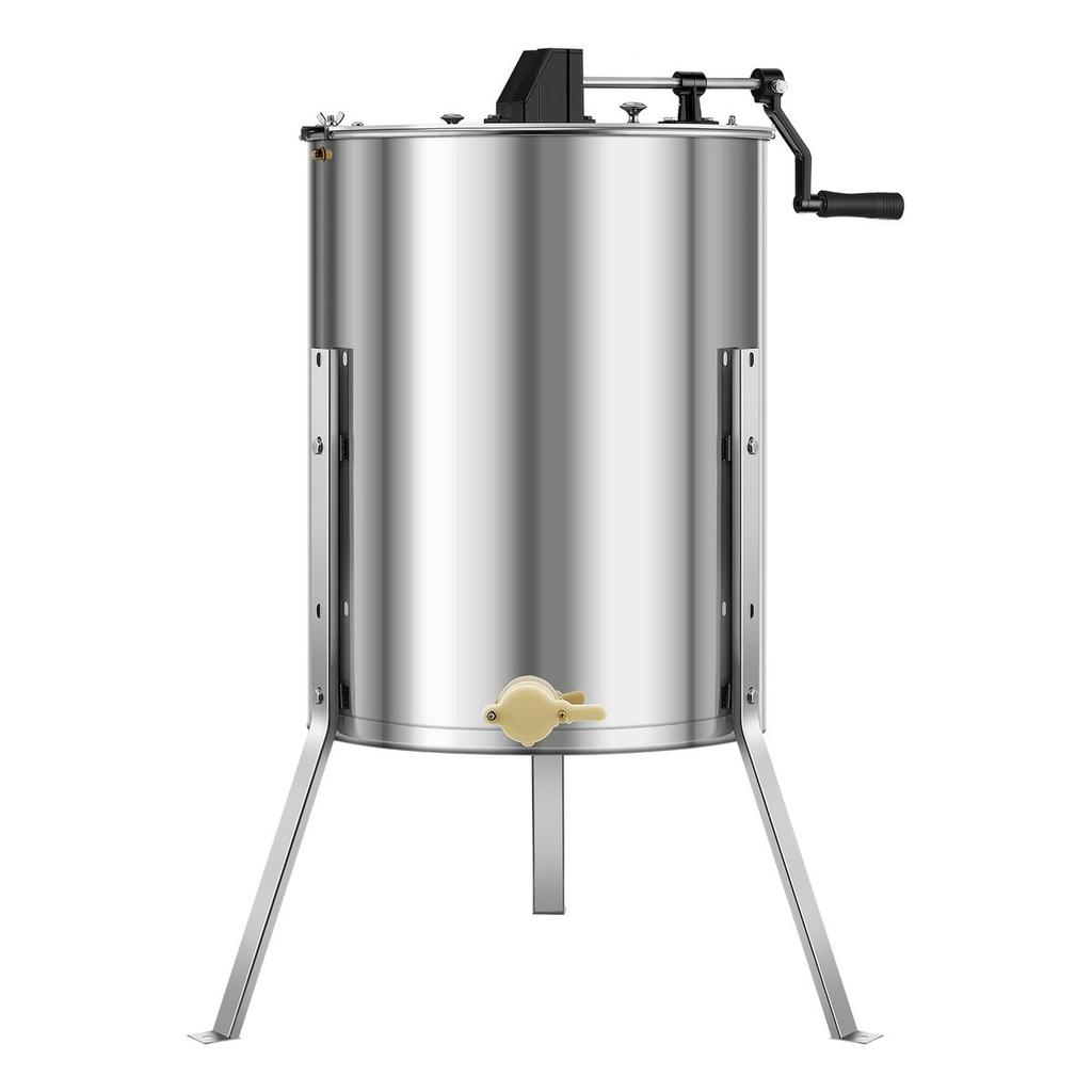Manual Honey Extractor 4/8 Frame Honey Spinner Beekeeping Stainless Steel