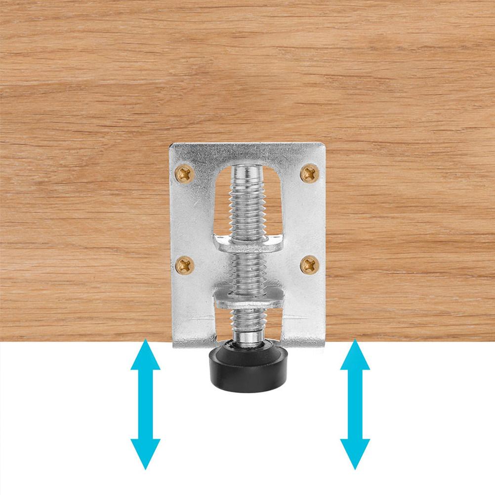 2Pcs Adjustable Furniture Feet Levelers Metal Cabinet Leg Leveler for Uneven Floors Wardrobe Cabinet Table Workbench Stability