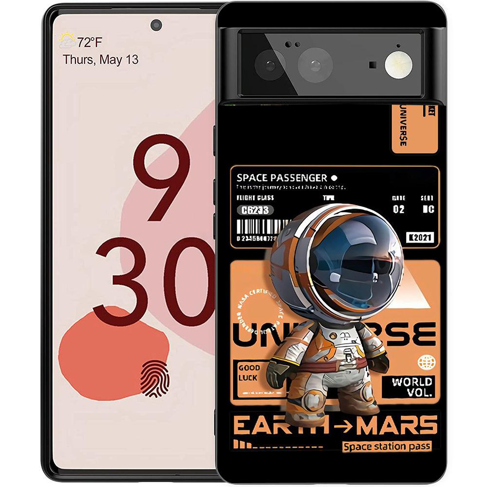 Astronaut Phone Case Cover for Google Pixel 8 7 6 7A 6A Pro 5G Shockproof Silicone Soft 9 Pro XL 8 Pro 5G Shell TPU Bag Cases