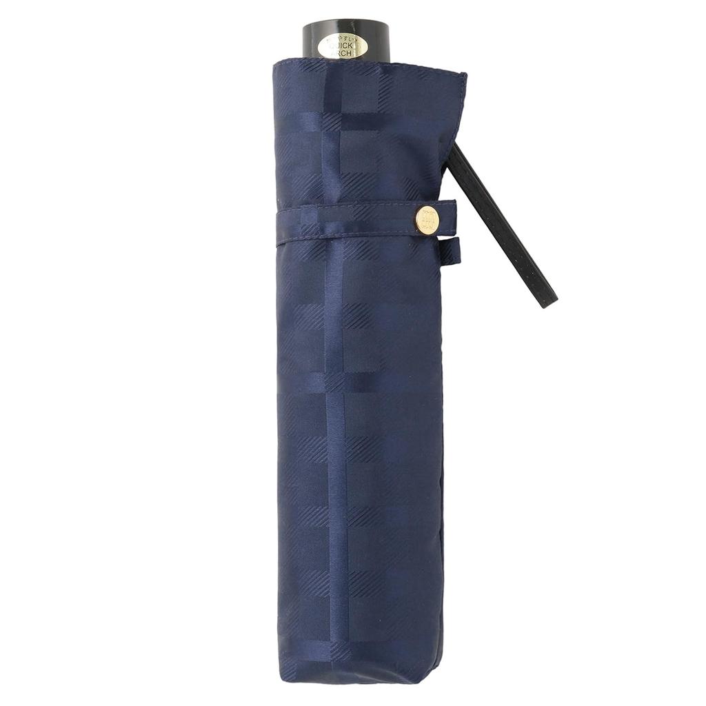Moonbat Folding Blue [DAKS] Umbrella, Garment-Dyed Jacquard, 21-125-11162-02