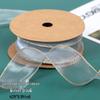4cm Gold Edge Fishtail Yarn Ribbon for Floral Bouquets, Cake Decorations, Gift Bows, and DIY Projects.