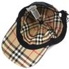 Great BURBERRY Nova Check Pattern Lining TB Logo Baseball Cap black XL 8068040 Used