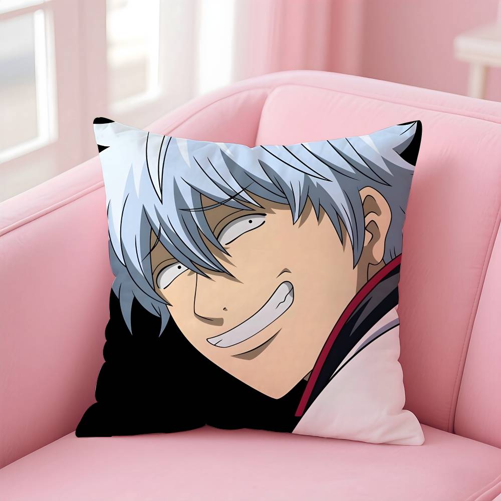 Anime G-GINTAMA Pillow Case pattern printing pillowcase living room sofa cushion cover bedroom room decor