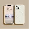 Liquid Silicone Phone Case For iPhone 15 14 13 12 11 Pro Max Plus For Magsafe Magnetic Wireless Charging Cover