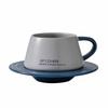 Nordic Contrasting Coffee Cup Saucer Set Tea Cup Office Mug High End Gift Ceramic Cup High Value Drinking Cup