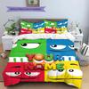 M&M's Custom Name Pattern Bedding,Quilt Set Quilt Cover Pillowcase Home Birthday Gift(1 * duvet cover + 2 * pillowcase, without core)