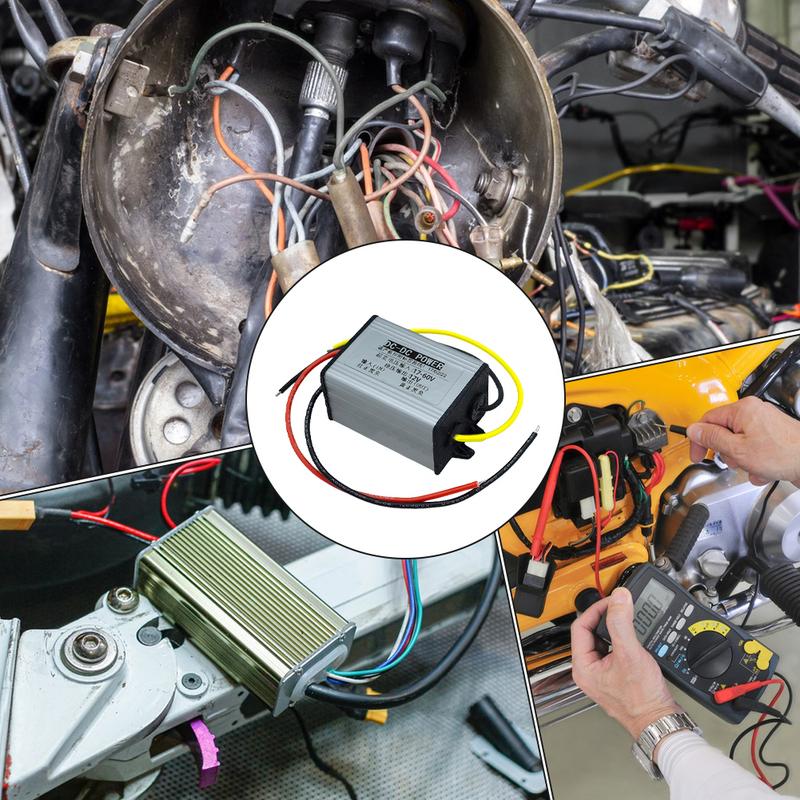 Step Down Power Adapter Power Supply Transformer Voltage Regulator Reducer Transformer Power Supply Car Converter for Cars