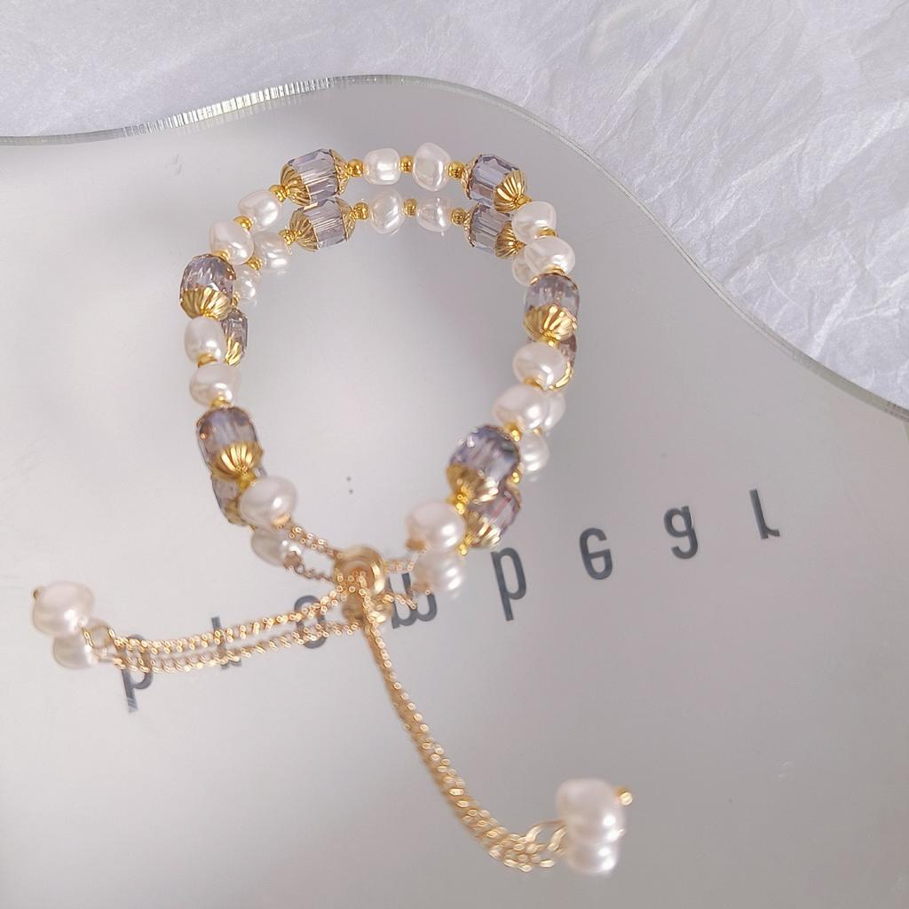 Japanese And Korean Kitten Claws Imitation Pearls Light Luxury Temperament Trendy Bracelets Women'S Gifts Niche Design Sense Gentle For Girlfriends