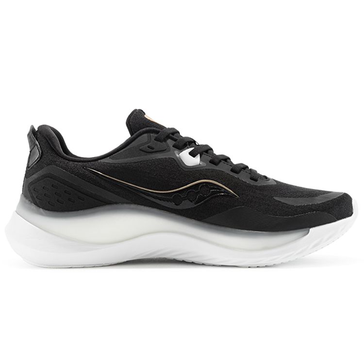 SAUCONY Phoenix Inferno 2 Lightweight Comfortable Shock Absorbing Non-Slip Low-Top Running Shoes Men Sneaker Black Gold S28173-4