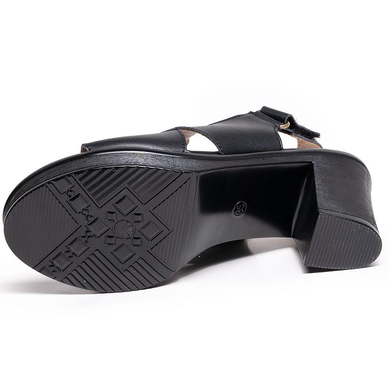 Fashion GKTINOO Women's Sandals Soft Leather Platform Sandal 2025 Summer Thick Sole High Heels Ladies Sandal Summer Shoes For Women