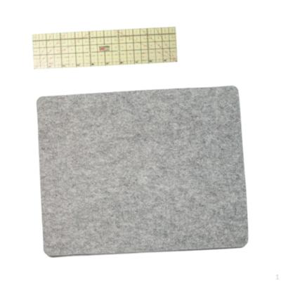Felt Ironing Pad for Quilting And Cutting Projects with Iron Ruler