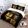 Nirvana Winged Figures Design Bedding Duvet Cover Set Duvet Cover Pillowcases  (1*Duvet Cover 2*Pillowcases, Without Duvet Insert)