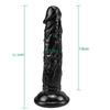 5 Size Soft Dildo MoDi Black Realistic Fake Dick Penis Butt Plug Sex Toys for Woman Men Vagina Anal Massage