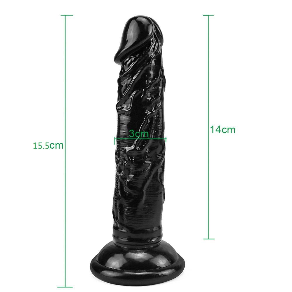 5 Size Soft Dildo MoDi Black Realistic Fake Dick Penis Butt Plug Sex Toys for Woman Men Vagina Anal Massage