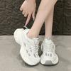 Thick-soled Thin-mesh Dad Shoes for Women In the Summer of 2025, the New European Version of Mesh Yarn, Breathable and Versatile Casual Sports Sh