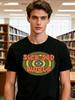 SICK SAD WORLD "psychedelic Eye Print T-shirt American Retro Loose Casual Unisex Short Sleeved