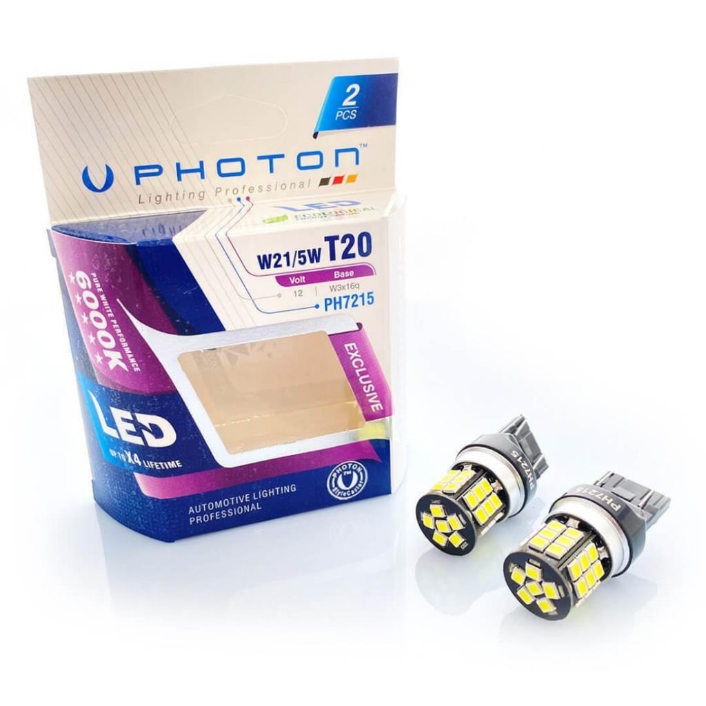 

PHOTON T20 СВЕТОДИОДНАЯ АВТОМАТИЧЕСКАЯ ЛАМПОЧКА БЕЛАЯ W21W