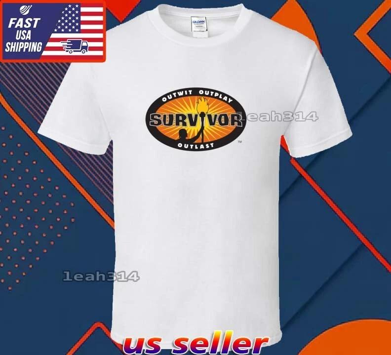 New Shirt Survivor TV Logo T-Shirt Funny American Usa Unisex Size S-5XL S