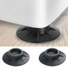 8Pcs Black Rubber Washing Machine Feet Pads Non Slip Shock Proof Protectors for Furniture Floor Mats