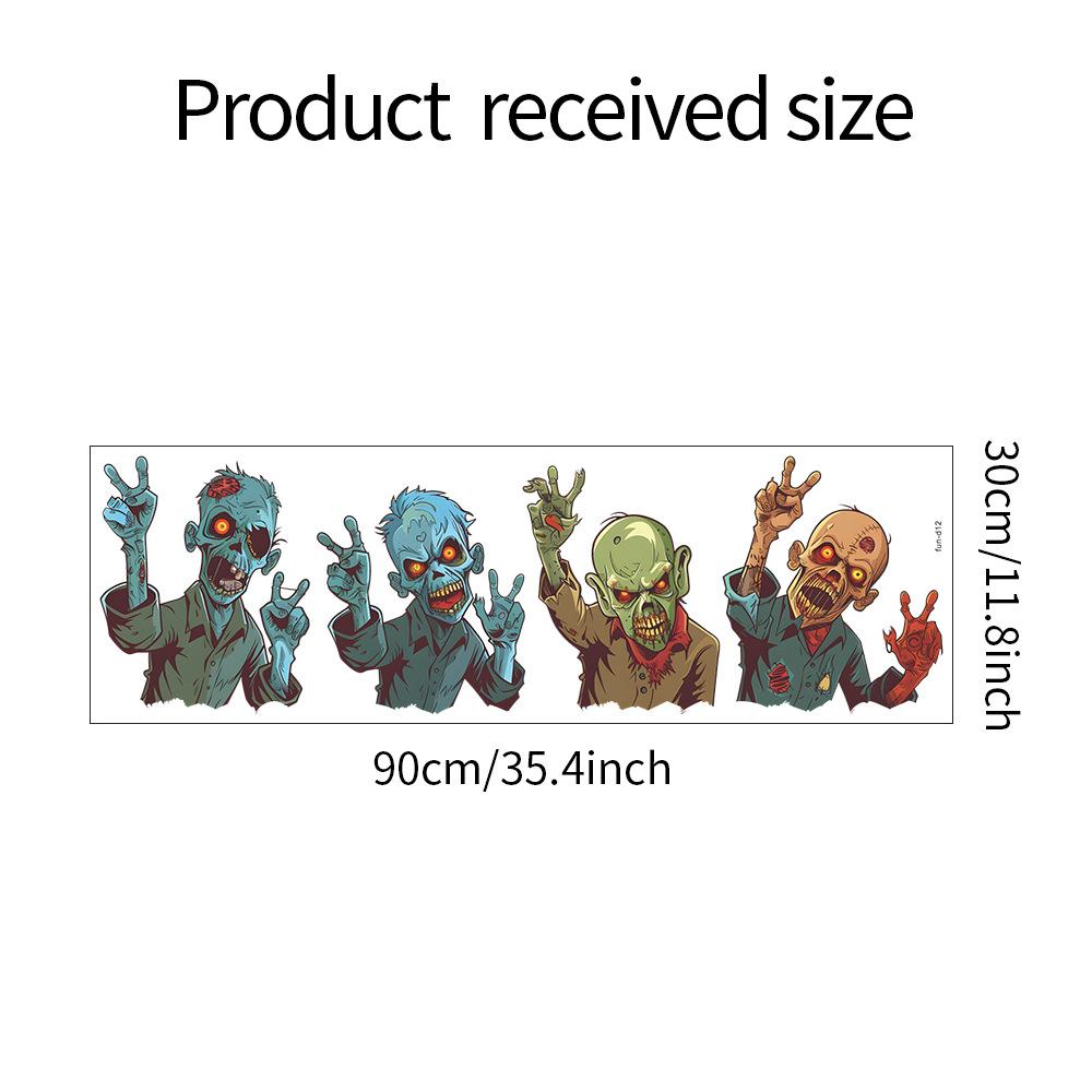

Хэллоуин Мультфильм Зомби Комбинация Кухня Спальня Гостиная Украшения Стены Наклейки На Стены 30*90CM/fun-d12