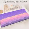 Large Size Pink Mousepad xcm Pastel Clouds Deskmat XXL Kawaii Nonslip Mouse Pad Cute Mice Rugs Extended Gaming Keyboard Mat