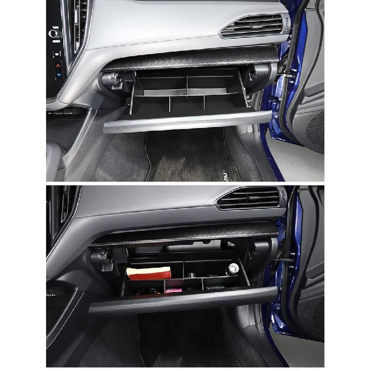 4Pcs ABS Glove Box Divider Organizer Set for Subaru WRX VB 2022-2026 Levorg VN 2022-2026 Interior Storage Accessories