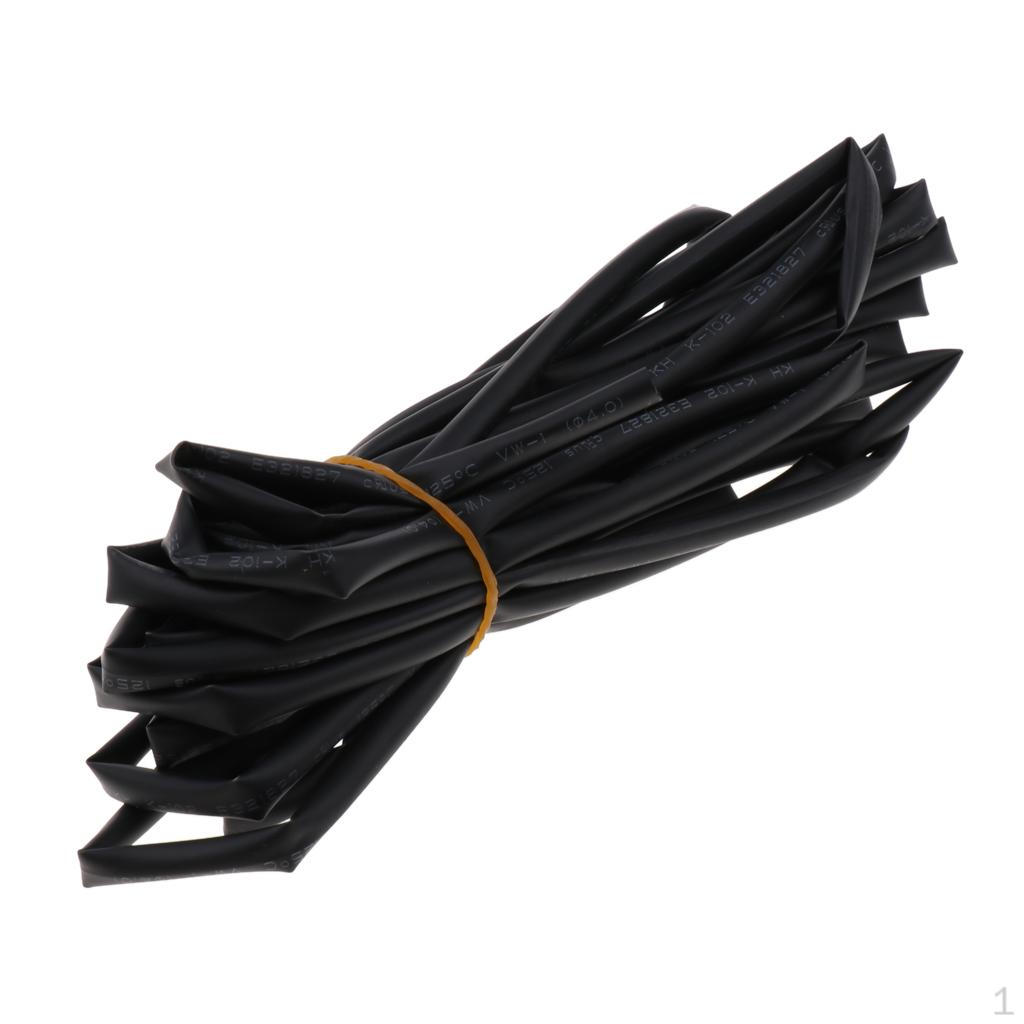 Black 2:1 Waterproof Heatshrink Tube Tubing Sleeving Heat Shrink Cable Wrap