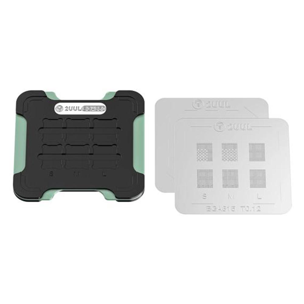 2UUL BH16 NAND Reballing Station Magnetic Double-Sided Soldering Platform Kit for Smartphone/Tablet Repair