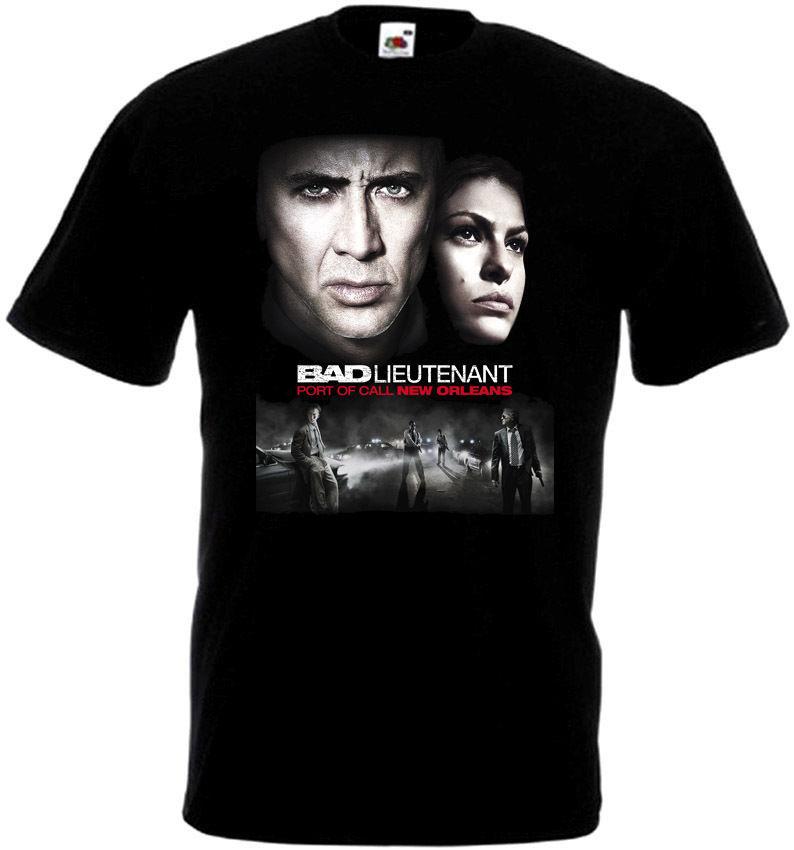 BAD LIEUTENANT v6 Movie Poster T-shirt Black all sizes S..5XL XXXXL