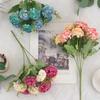 Artificial Hydrangea Silk Flower Bouquet Fading Resistant