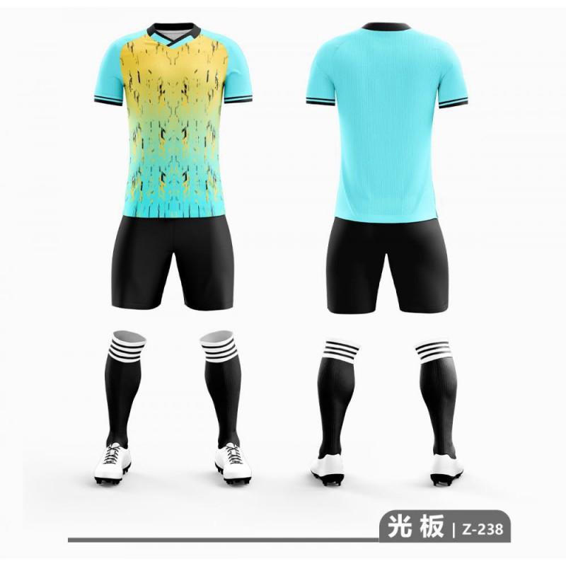 Football Uniform High-end Custom Digital Printed Suit Men Women Adult Short-sleeved Professional Competition Training Uniforms Sports