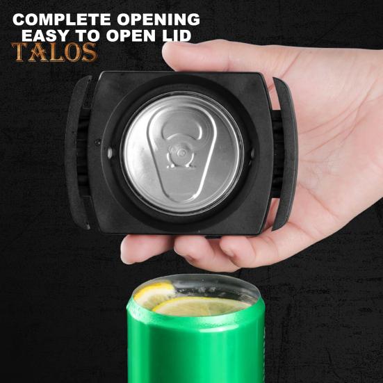 Flaskeåpner i rustfritt stål Multi-Purpose Kraftig bokslokkfjernerverktøy for brus Øl Vin Enkel å bære Kjøkken Gadget