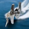 Set Of 2 Rotatable T Handle Locks For Automotive Marine And Industrial Use Strong Metal Material