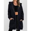 Women's Zip Up Hooded Hoodie Long Sleeve Loose Fit Casual Pullover Sweatshirt Top